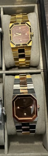 Customer photo review of Octagonal Classic Diamond Watch