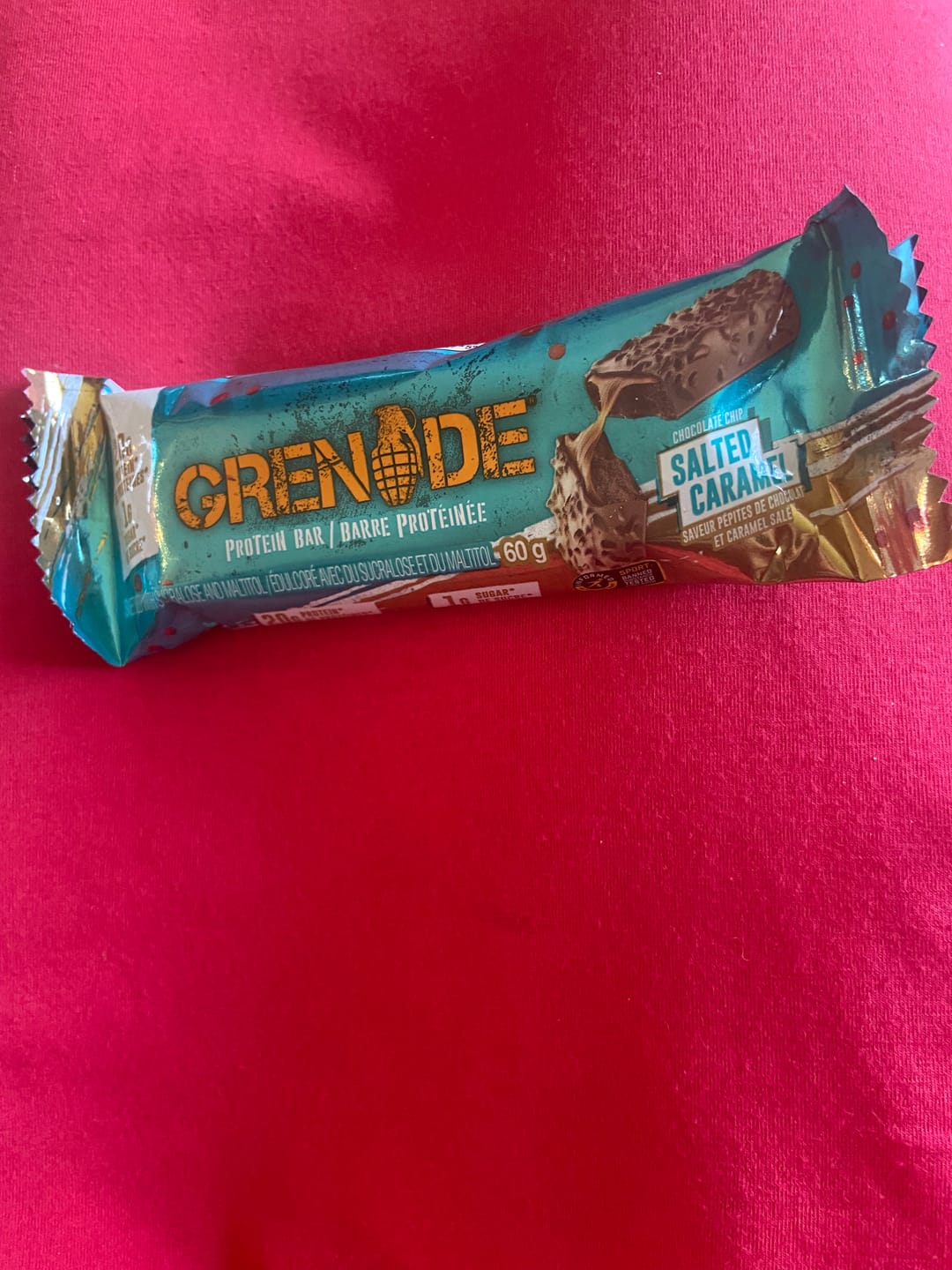 Customer photo review of Grenade - Barre protéinée 60g