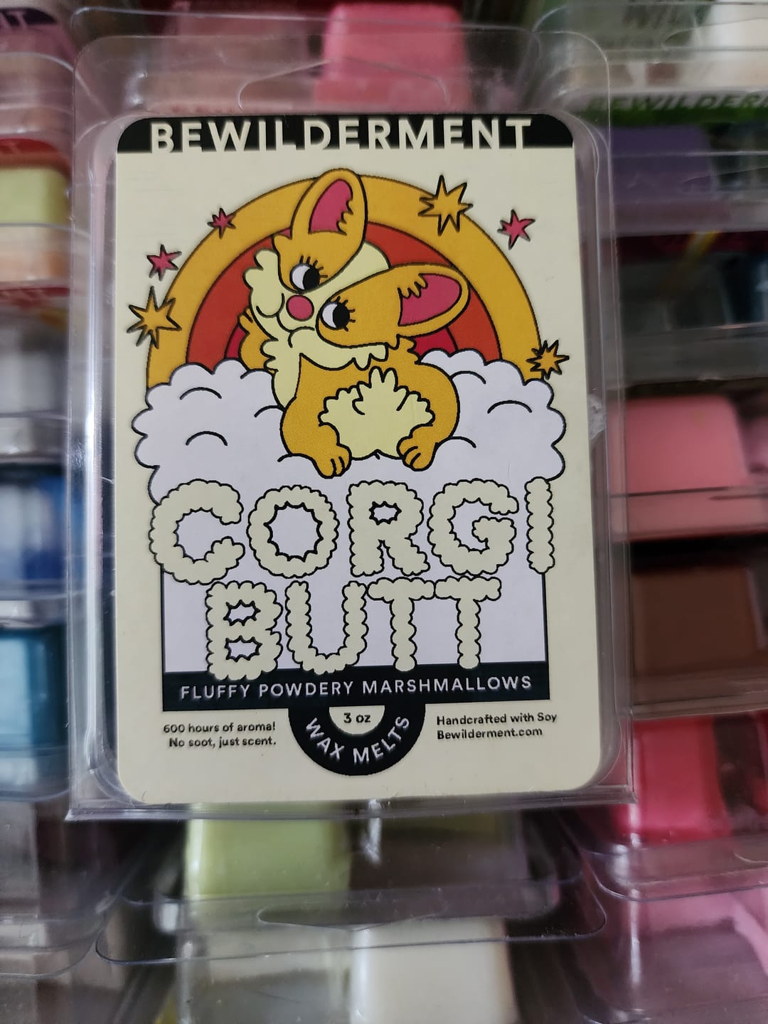 Customer photo review of Corgi Butt Wax Melts