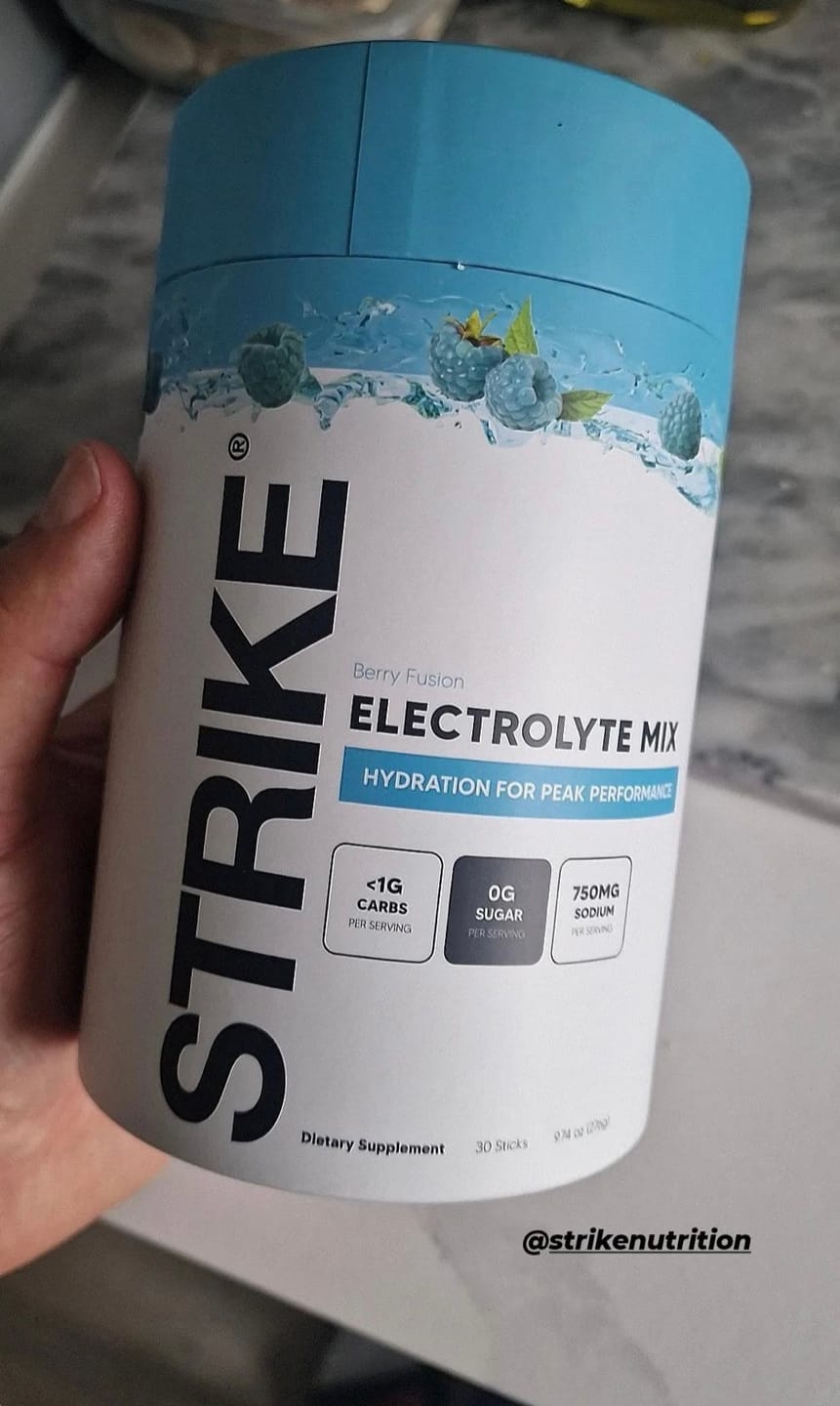 Customer photo review of Strike Electrolyte Mix