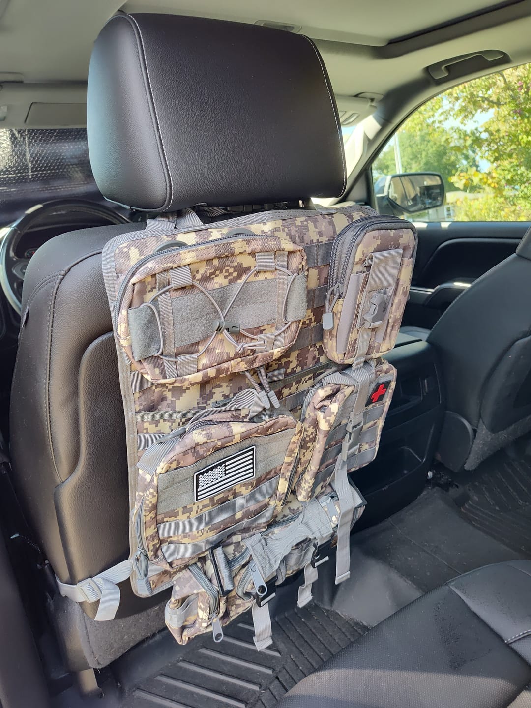 Customer photo review of Tactical MOLLE Seat Organizer Full Set