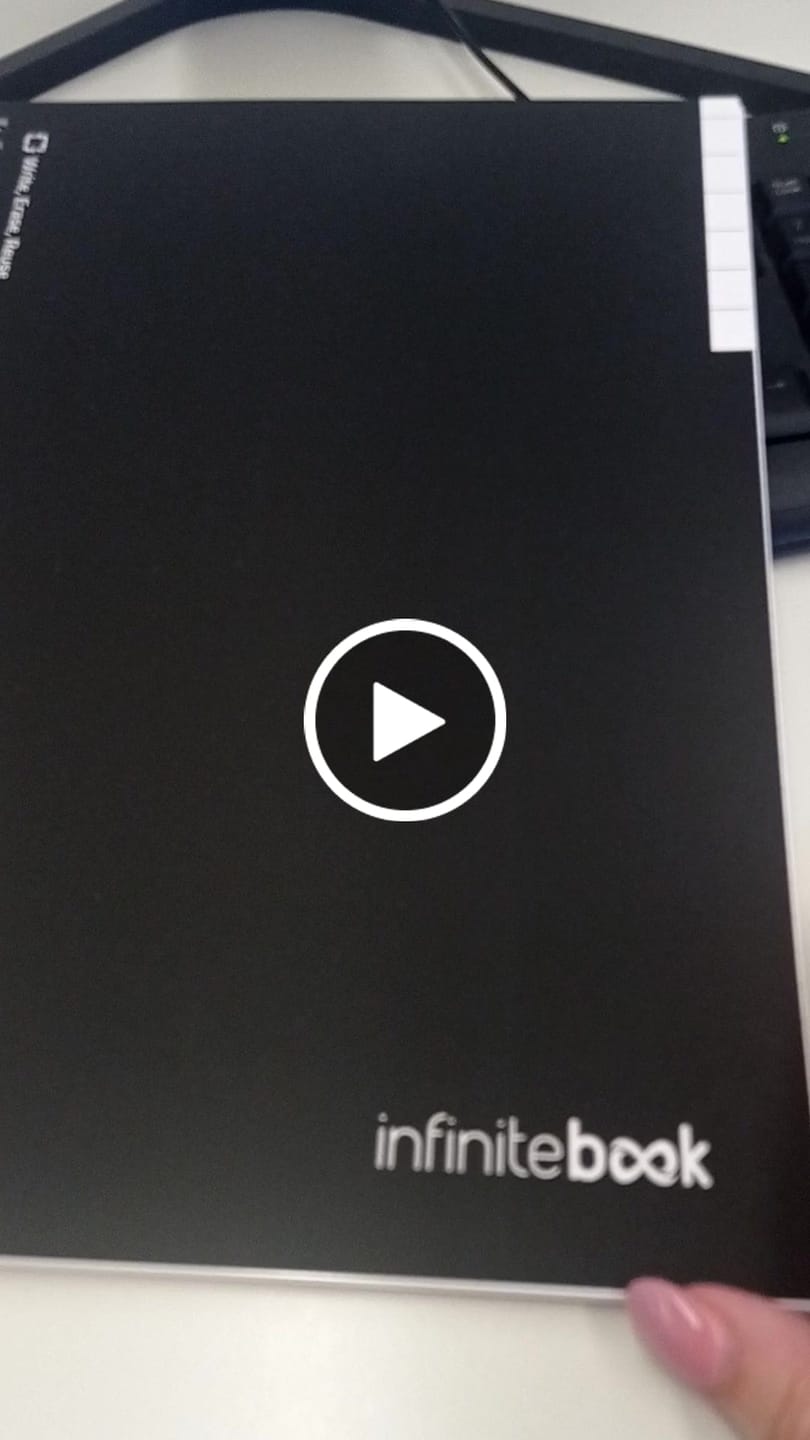 Customer video review of Infinitebook Lined A4 Black