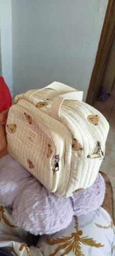 Customer photo review of Embroidery Diaper Handbag