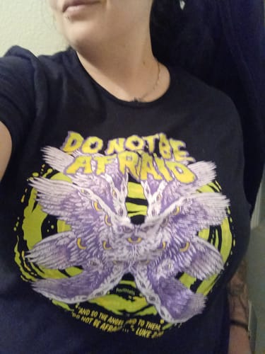 Customer photo review of REALISTIC ANGEL TEE