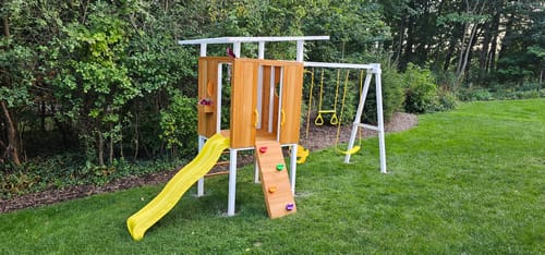 Customer photo review of Baby Swing For Large Forest Swing set - Set NOT included
