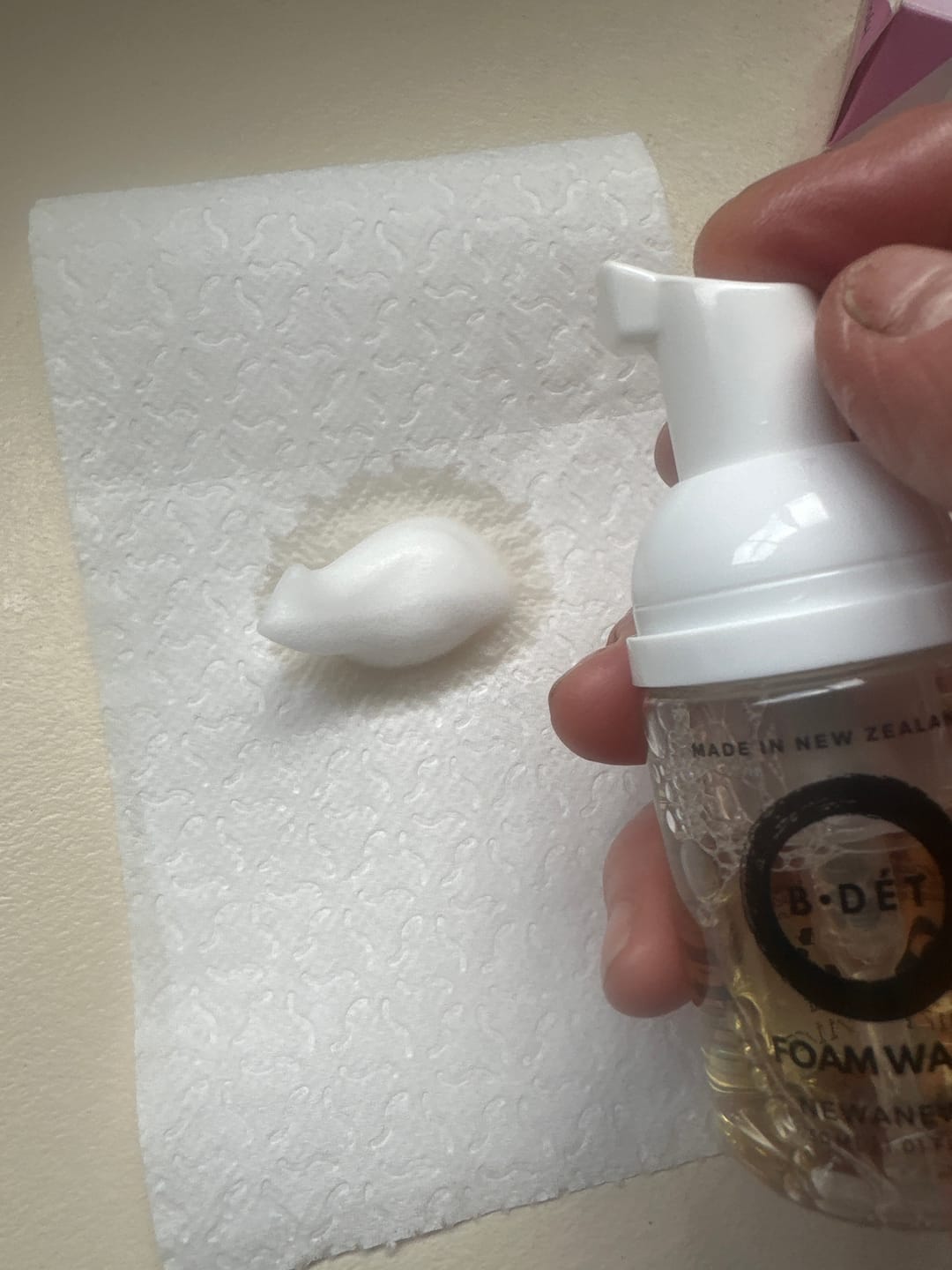 Customer photo review of 250ml BDÉT Foam Wash Refill