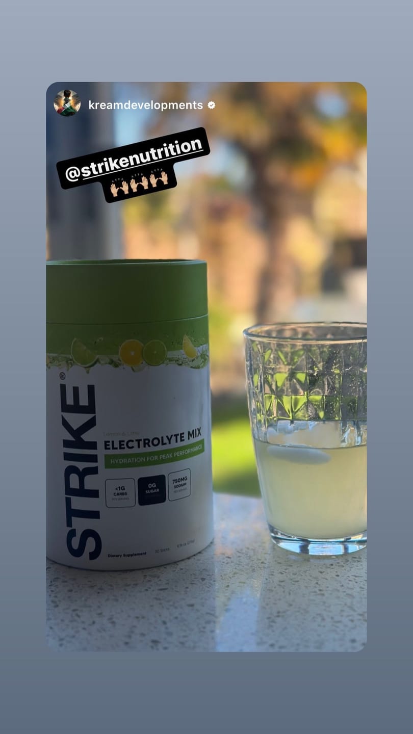 Customer photo review of Strike Electrolyte Mix