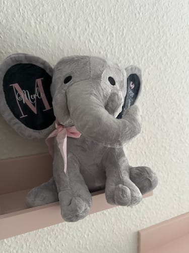 Customer photo review of Kuschel Elefant - Baby-Stofftier