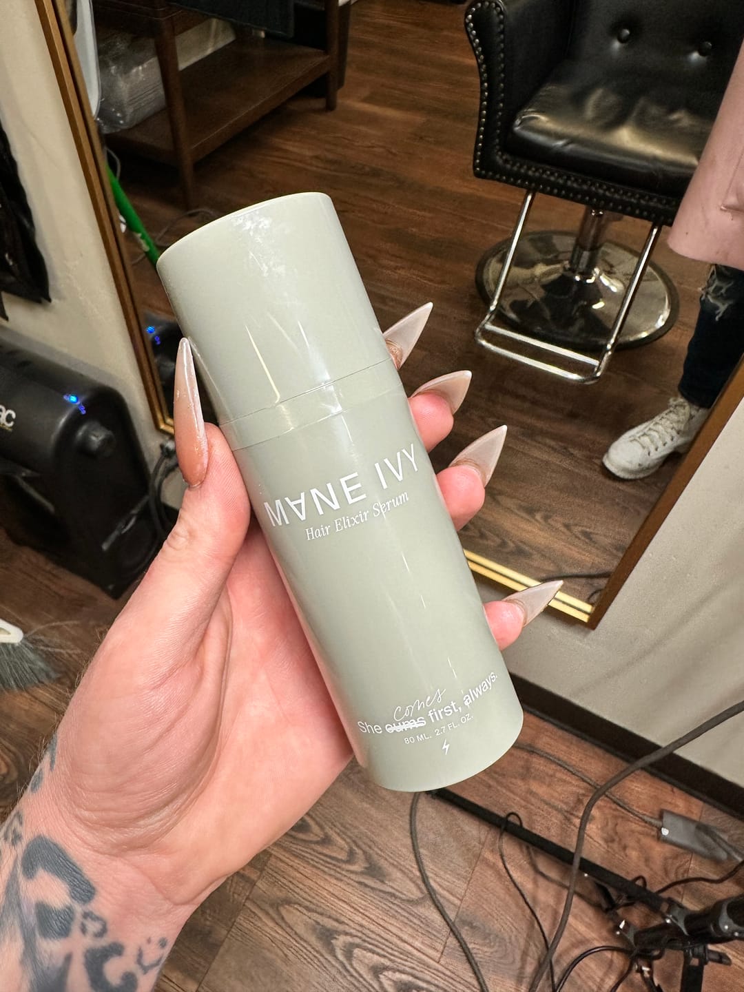 Customer photo review of HAIR ELIXIR SERUM