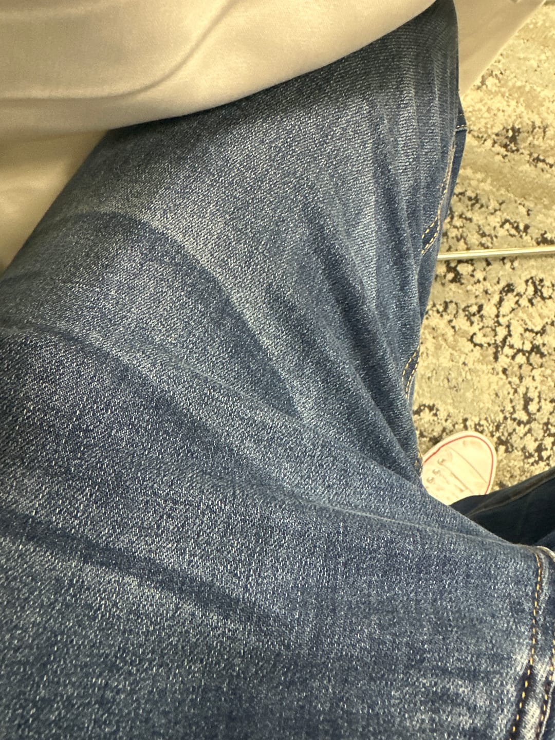 Customer photo review of Dark Blue Jeans