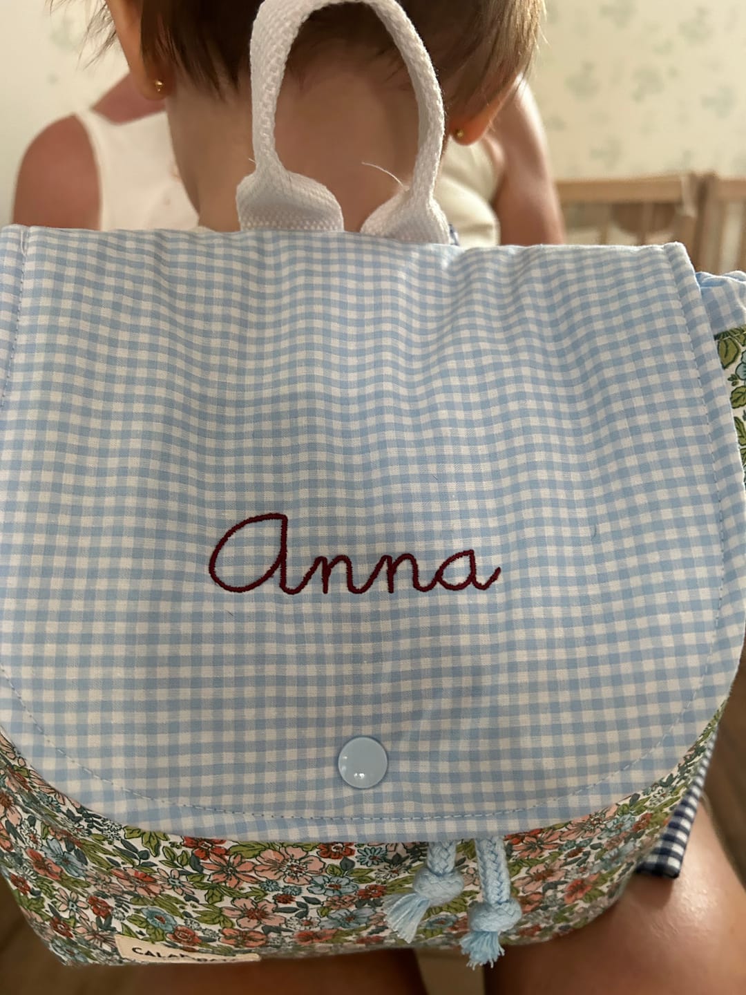 Customer photo review of Mochila guardería Casilda