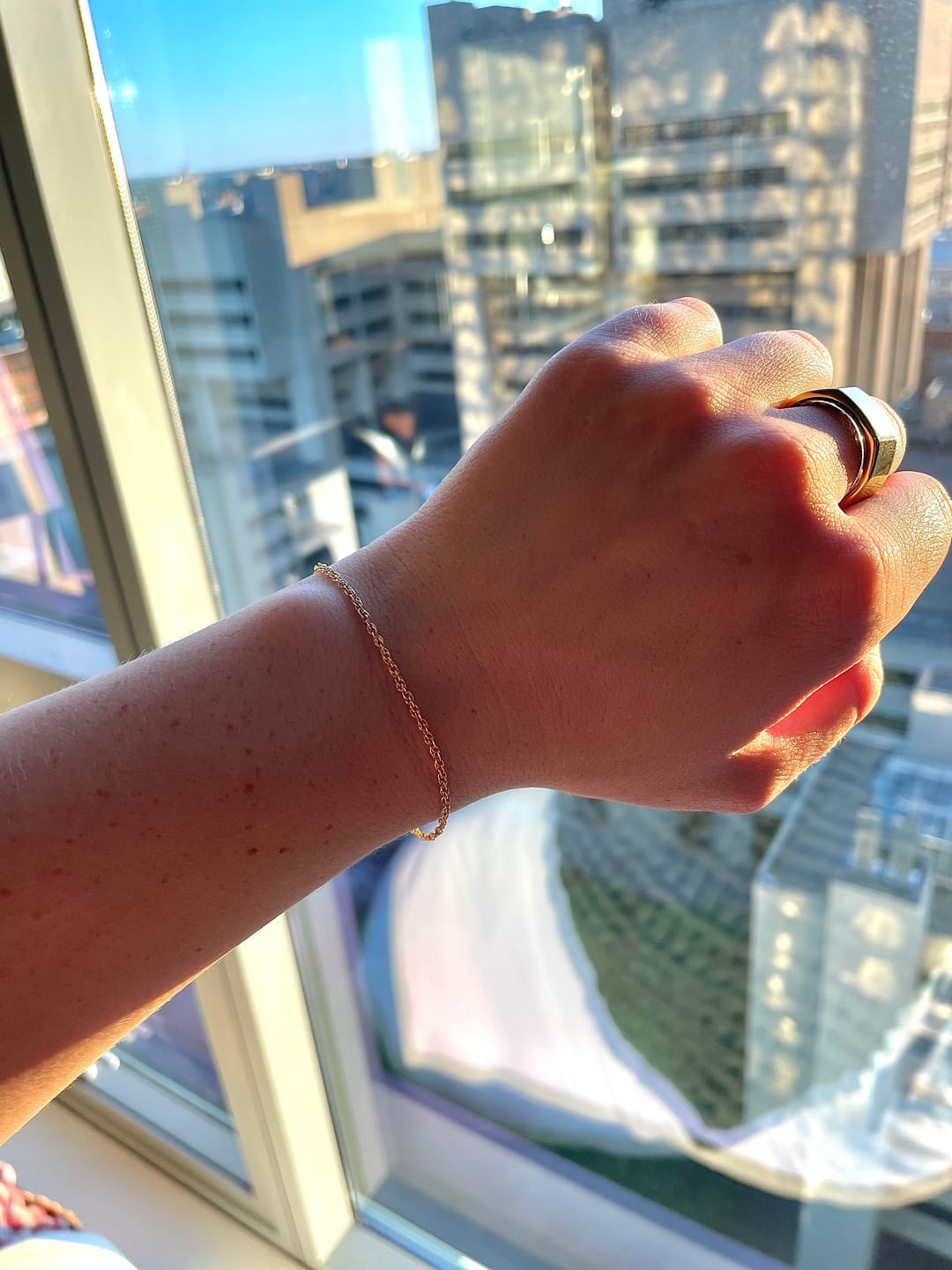 Customer photo review of Permanent Jewelry Appointment
