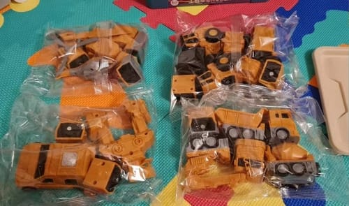 Customer photo review of Magnetic Transform Engineering Car Toy