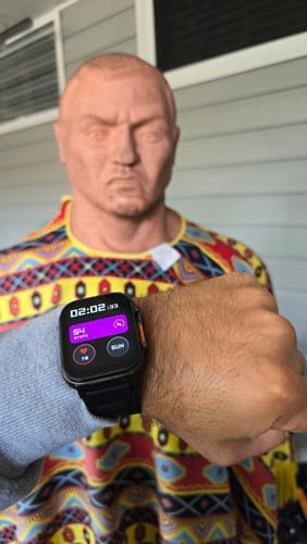 Customer photo review of Hard Hat Smartwatch