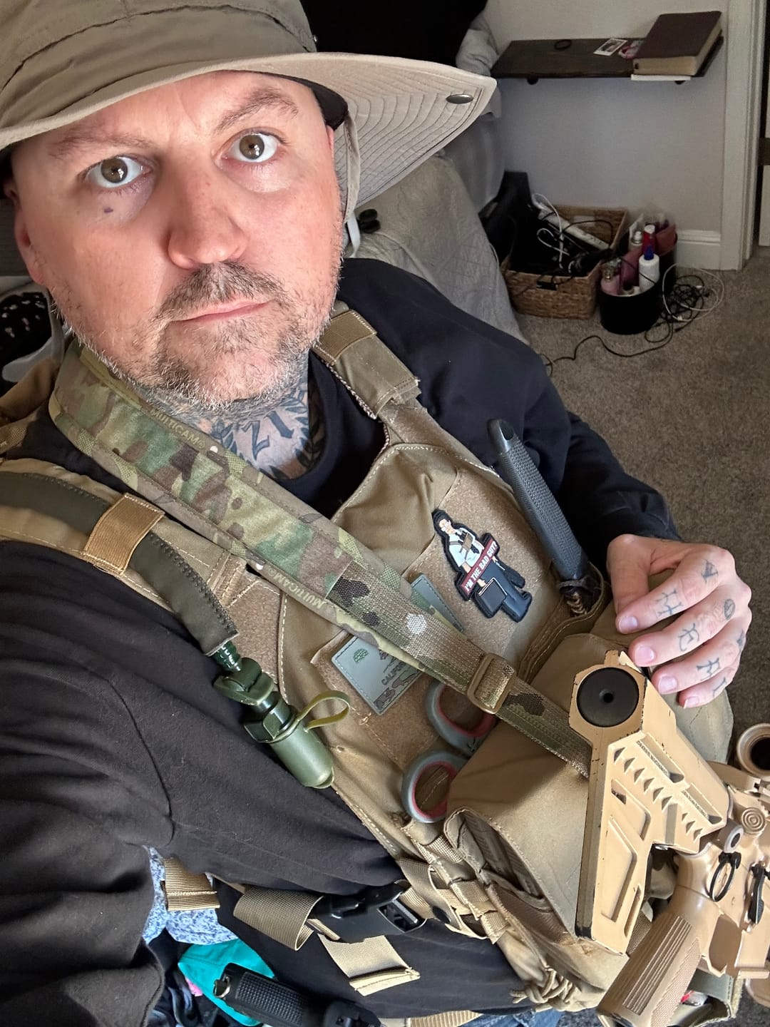 Customer photo review of Falling Down - Morale Patch