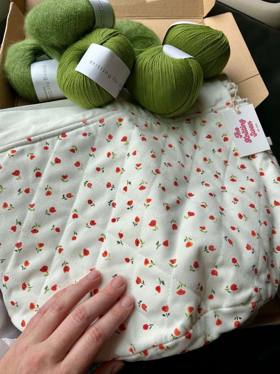 Customer photo review of Poppies Large Project Bag