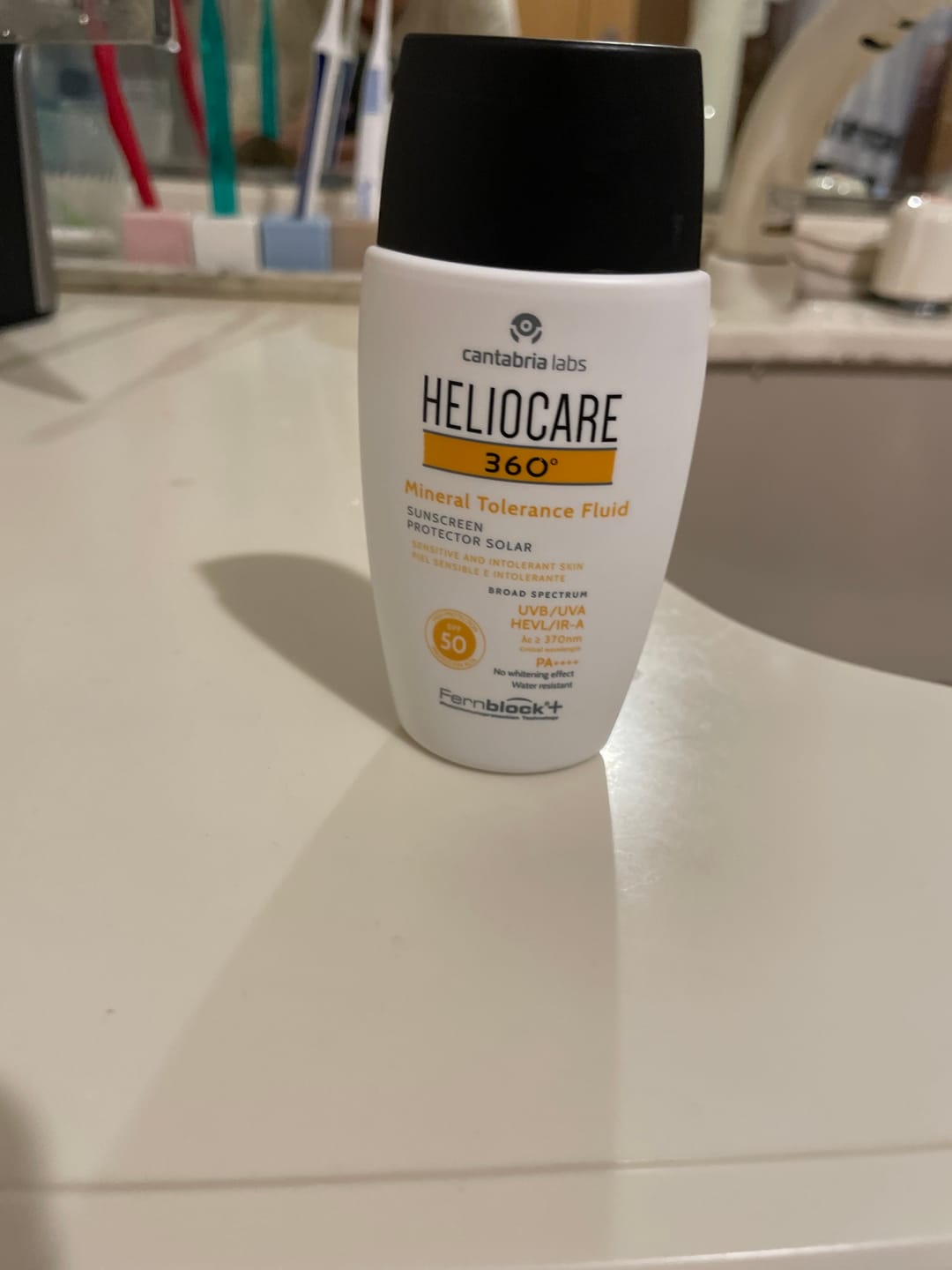 Customer photo review of ヘリオケア360° ミネラルトレランス SPF50