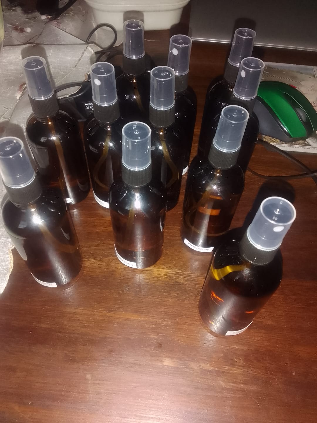 Customer photo review of 100 ml Glass Amber Bottle (18 mm neck) - No Closure