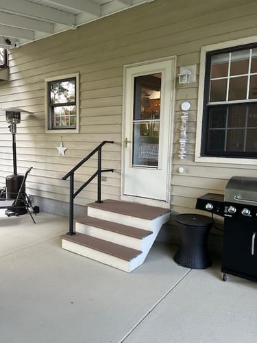 Customer photo review of Stair Handrail Kit