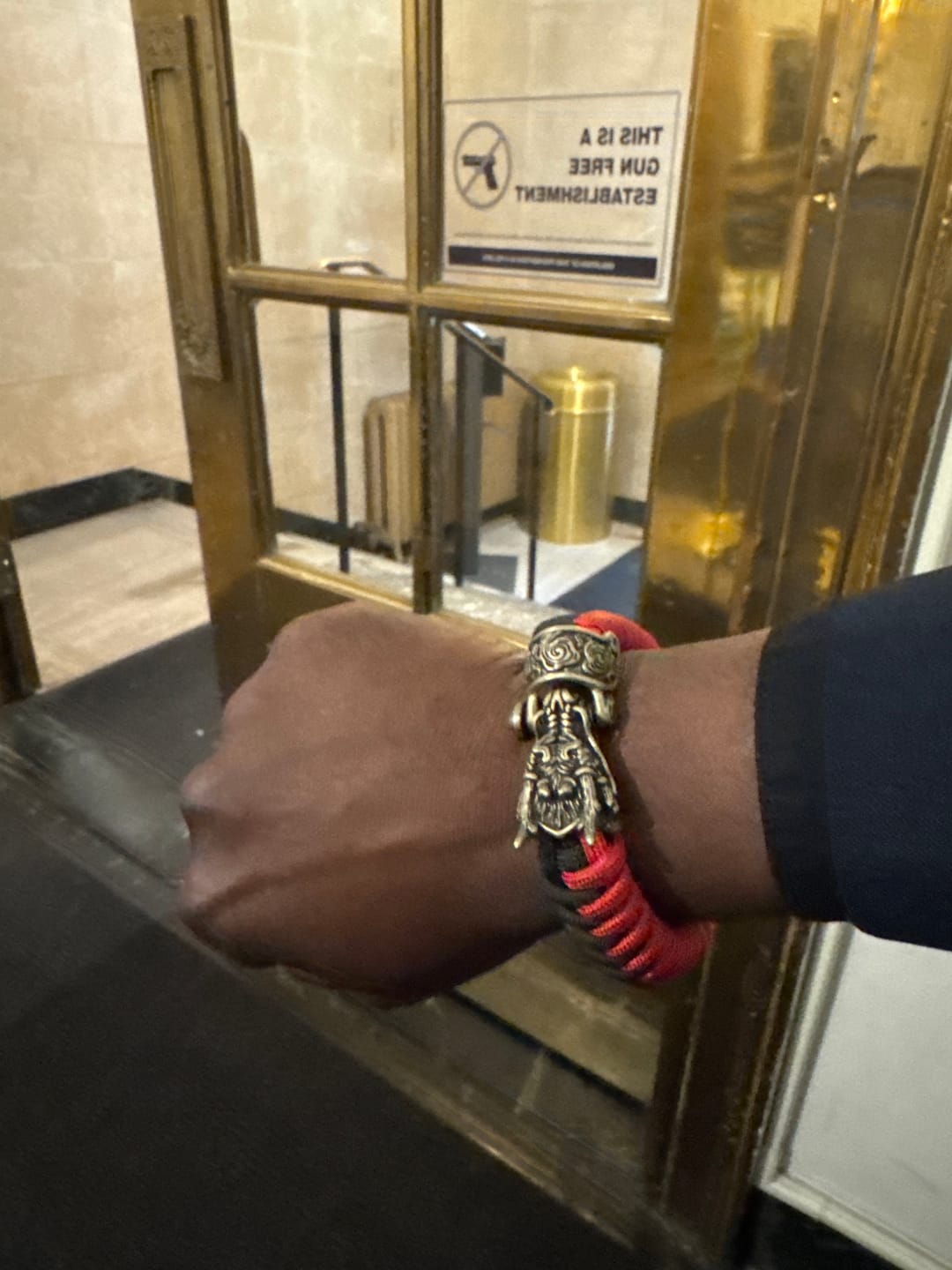 Customer photo review of The Dragon Paracord Bracelet