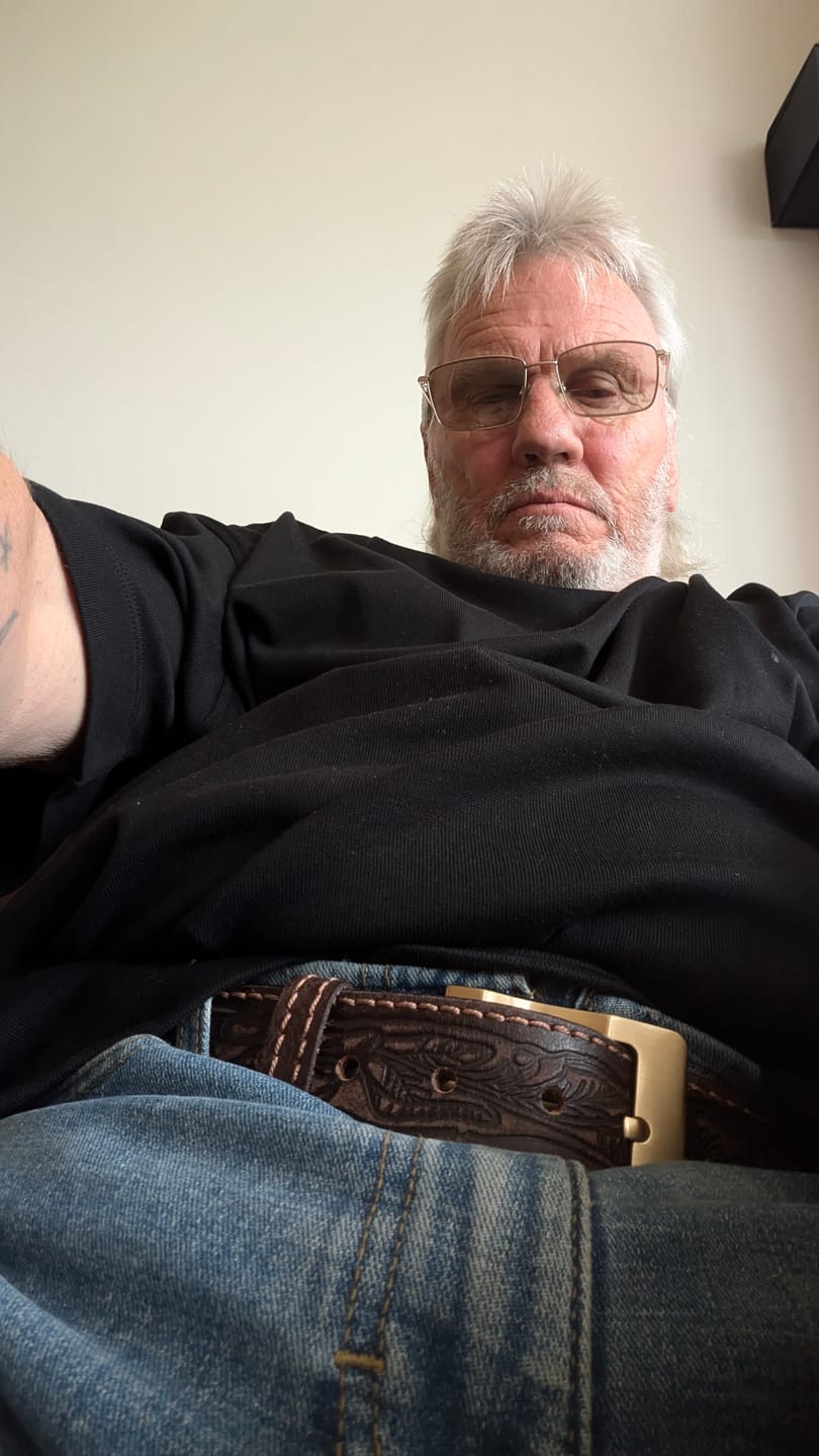 Customer photo review of The Wayfarer Belt - Brown Classic Western Embossed 100% Full Grain Leather Belt
