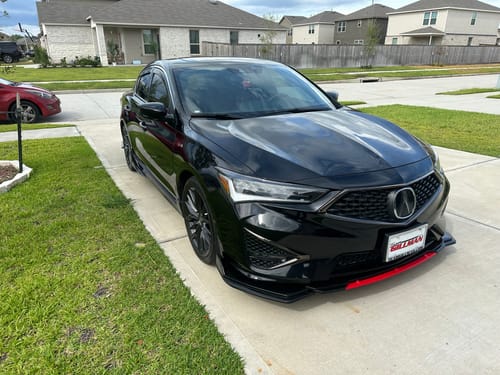 Customer photo review of Fit 2016-2022 Acura ILX In-Channel Vent Window Visors Rain Sun Wind Guards Shade Deflectors