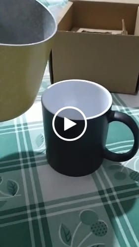 Customer video review of Tazza magica personalizzata 325ml