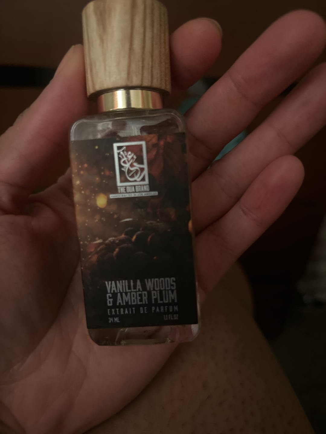Customer photo review of Vanilla Woods & Amber Plum