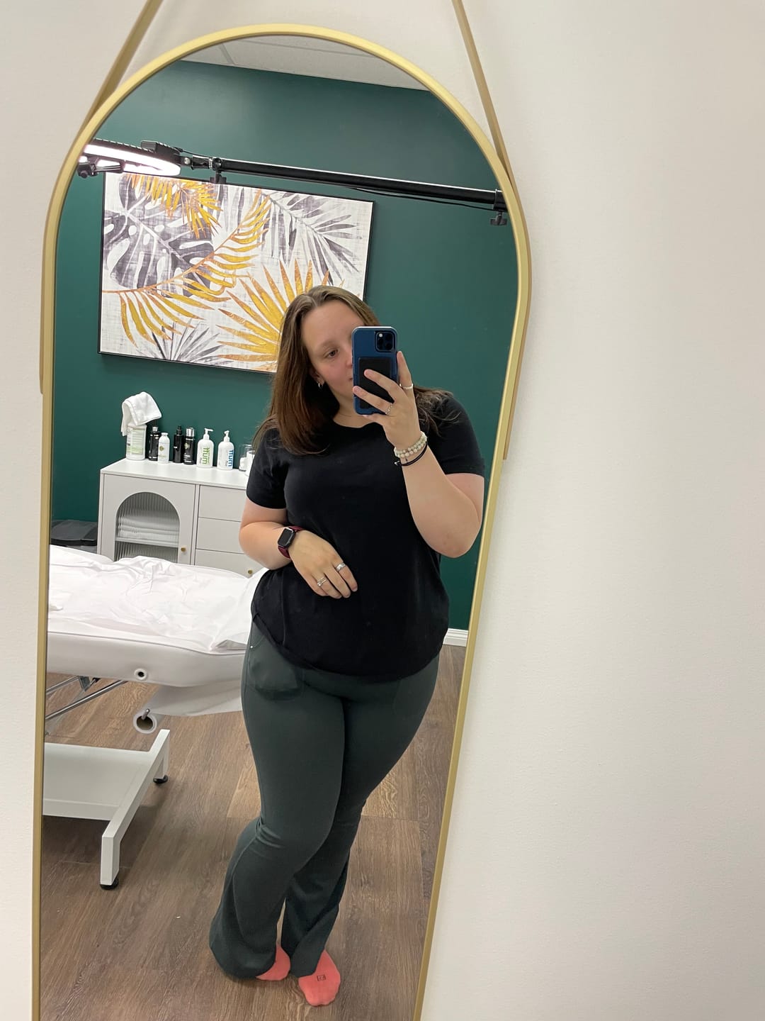 Customer photo review of SALE Flared Leggings!