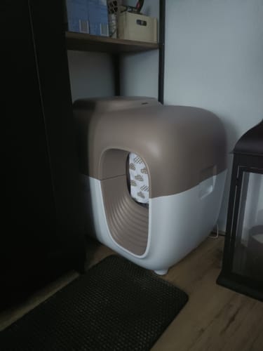 Customer photo review of Self-Cleaning Litter Box