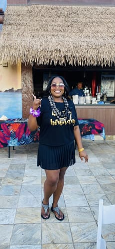 Customer photo review of It's My Birthday Women's Shirt