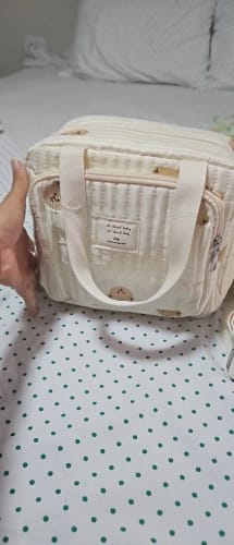 Customer photo review of Embroidery Diaper Handbag