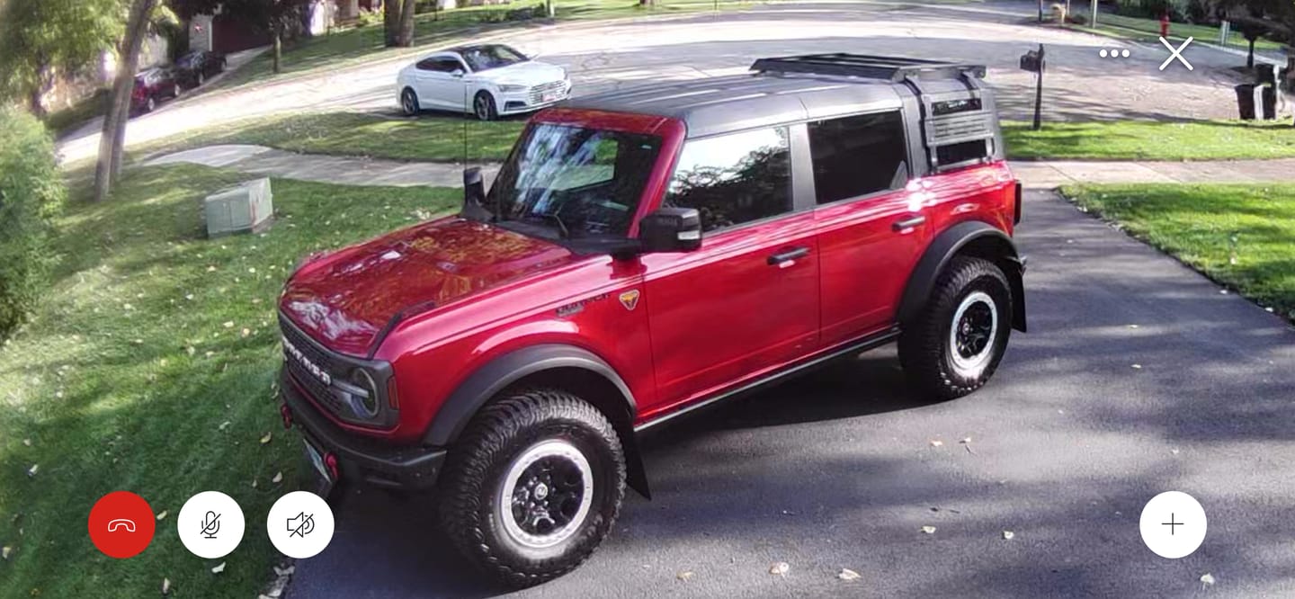 Customer photo review of TrailRax Modular Half Rack For The Ford Bronco