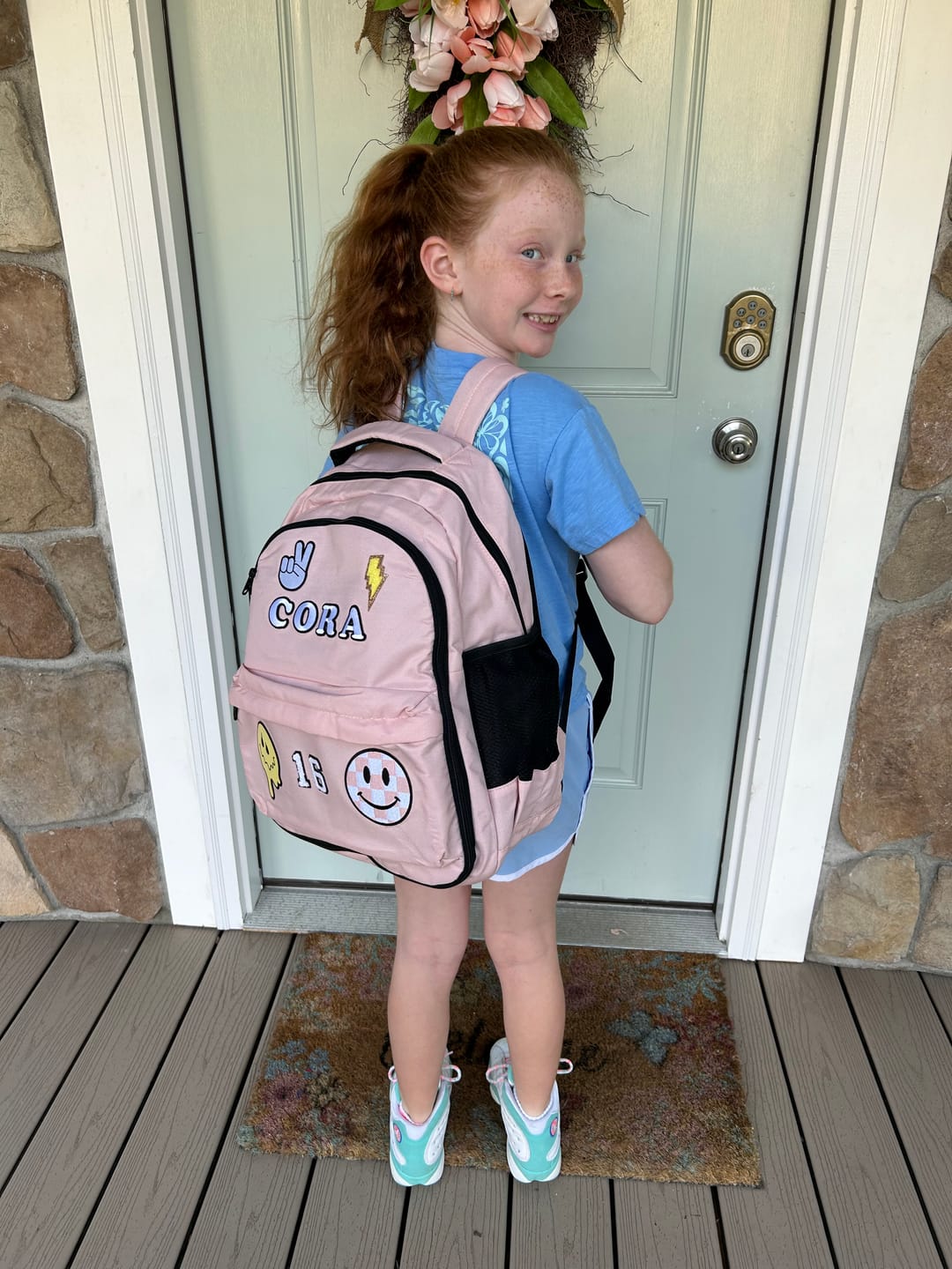 Customer photo review of Recycled Backpack