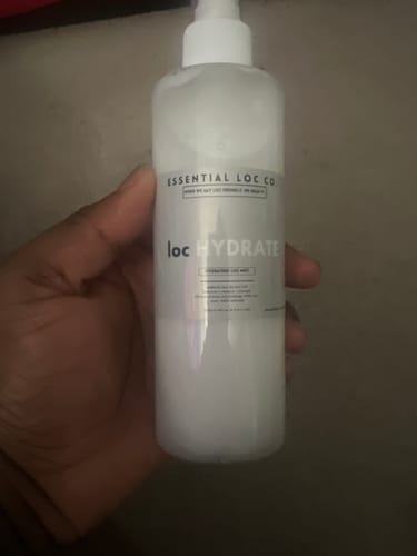 Customer photo review of Hydrate: Loc Hydrating Mist (Peach & Honey Scent)