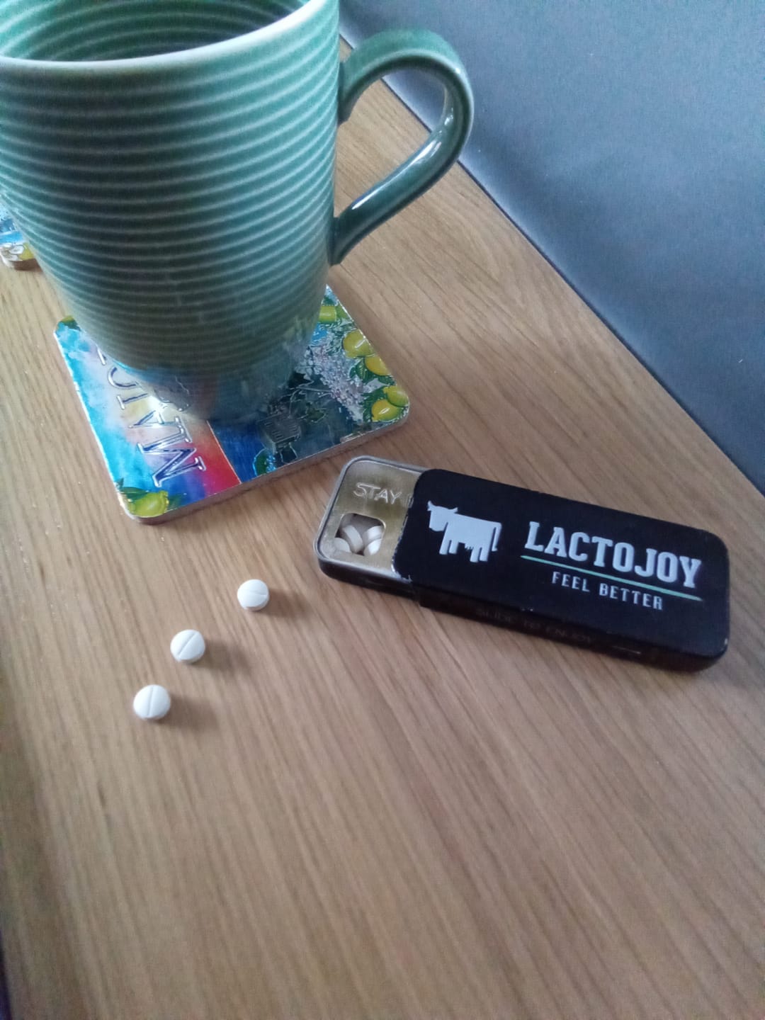Customer photo review of LactoJoy Laktase Tabletten - 14.500 FCC - 240 Nachfüllpackung