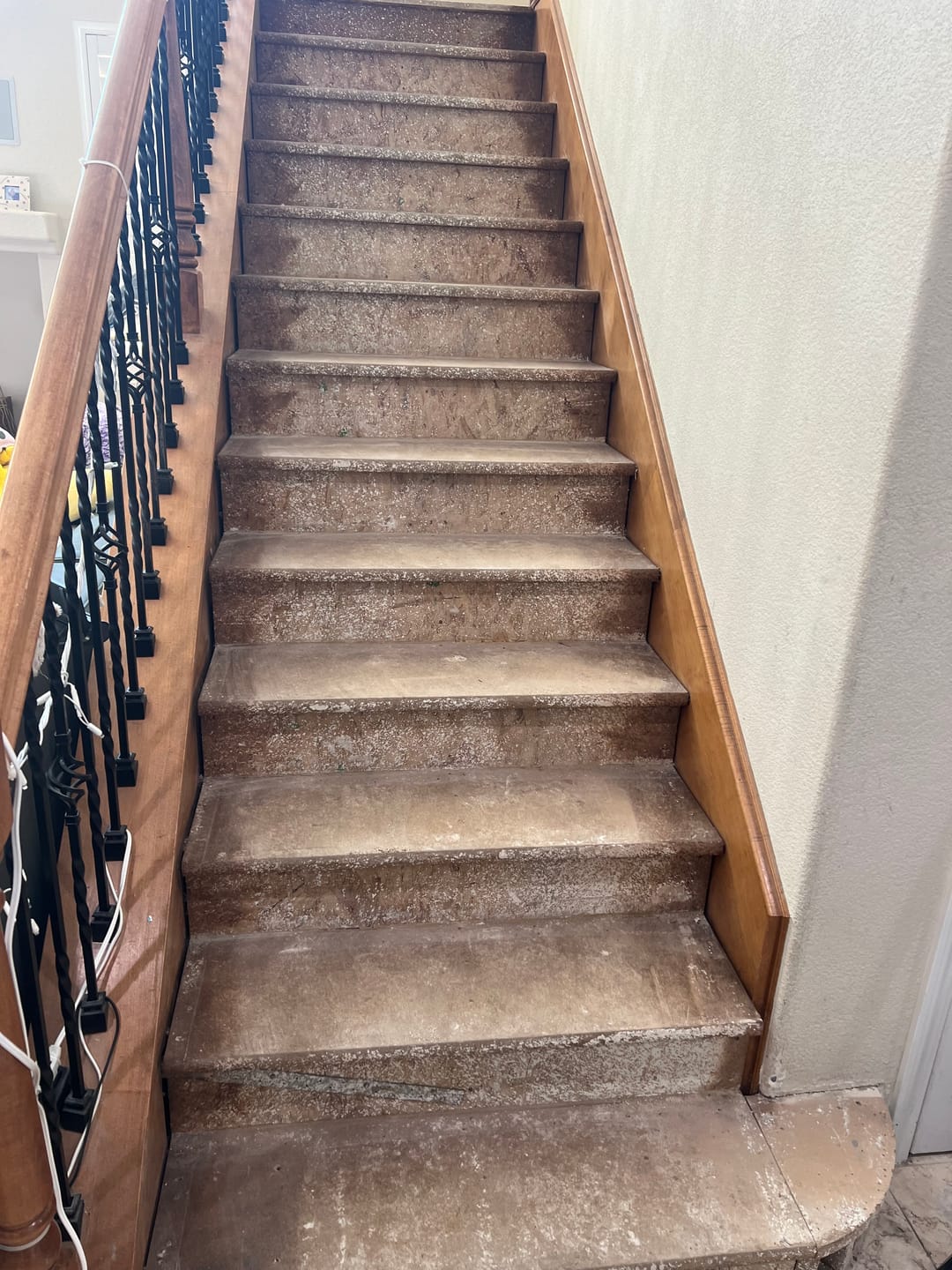 Customer photo review of Lexington Oak Stair Tread