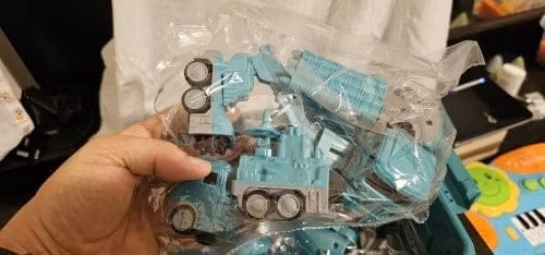 Customer photo review of Magnetic Transform Engineering Car Toy