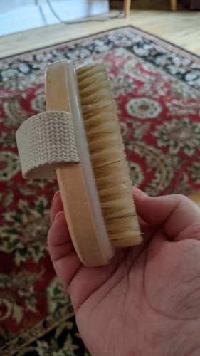 Customer photo review of Brosse Corps à Sec