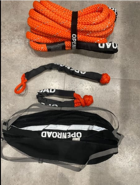 Customer photo review of OPENROAD 1" x30' Kinetic Recovery Tow Rope (36,000lbs)