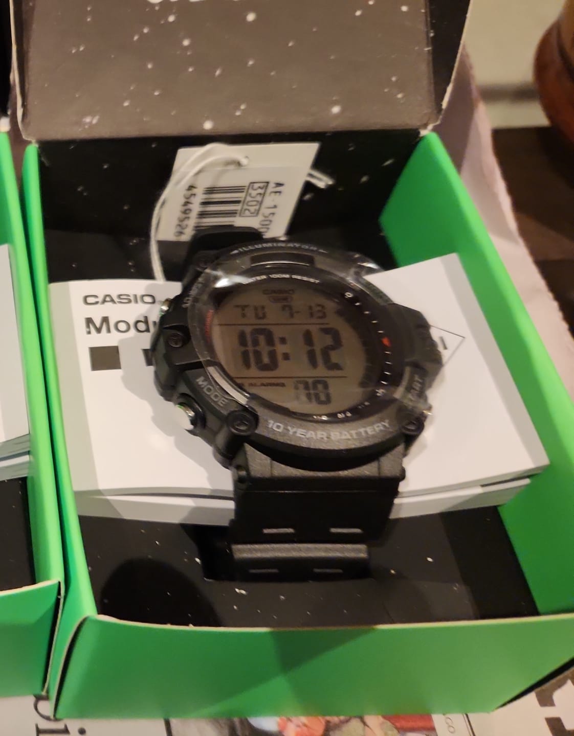 Customer photo review of Reloj Casio Vintage AE-1500WH-1AVDF Negro
