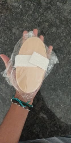 Customer photo review of Brosse Corps à Sec