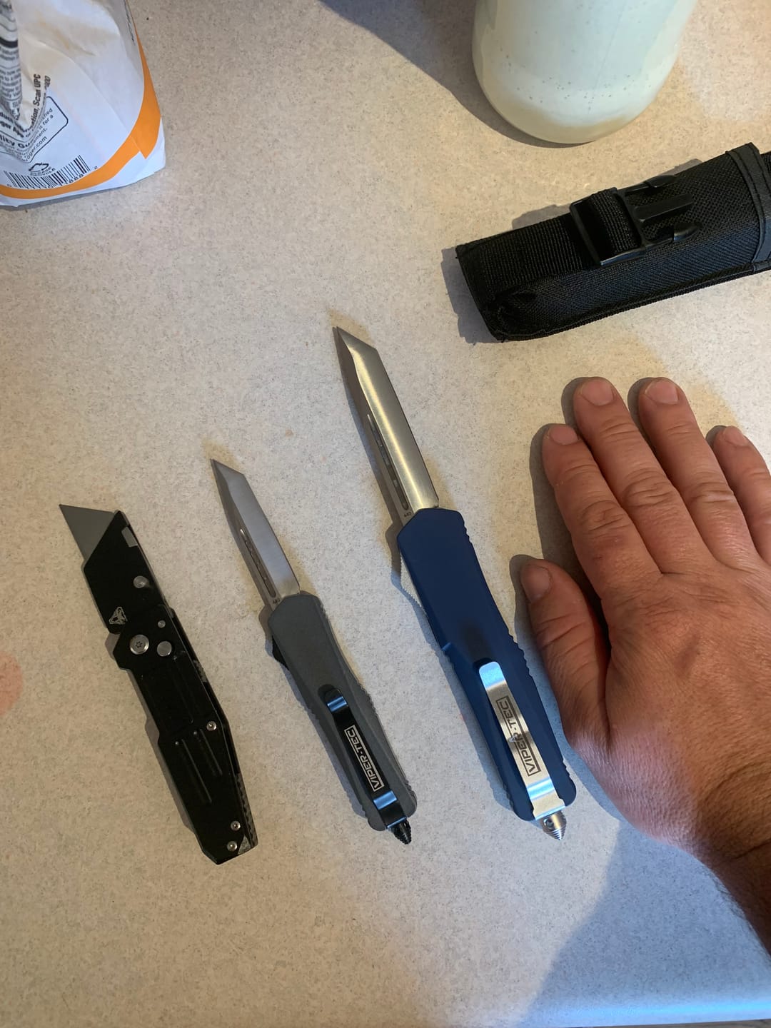 Customer photo review of OTF Mystery Knife Bundle