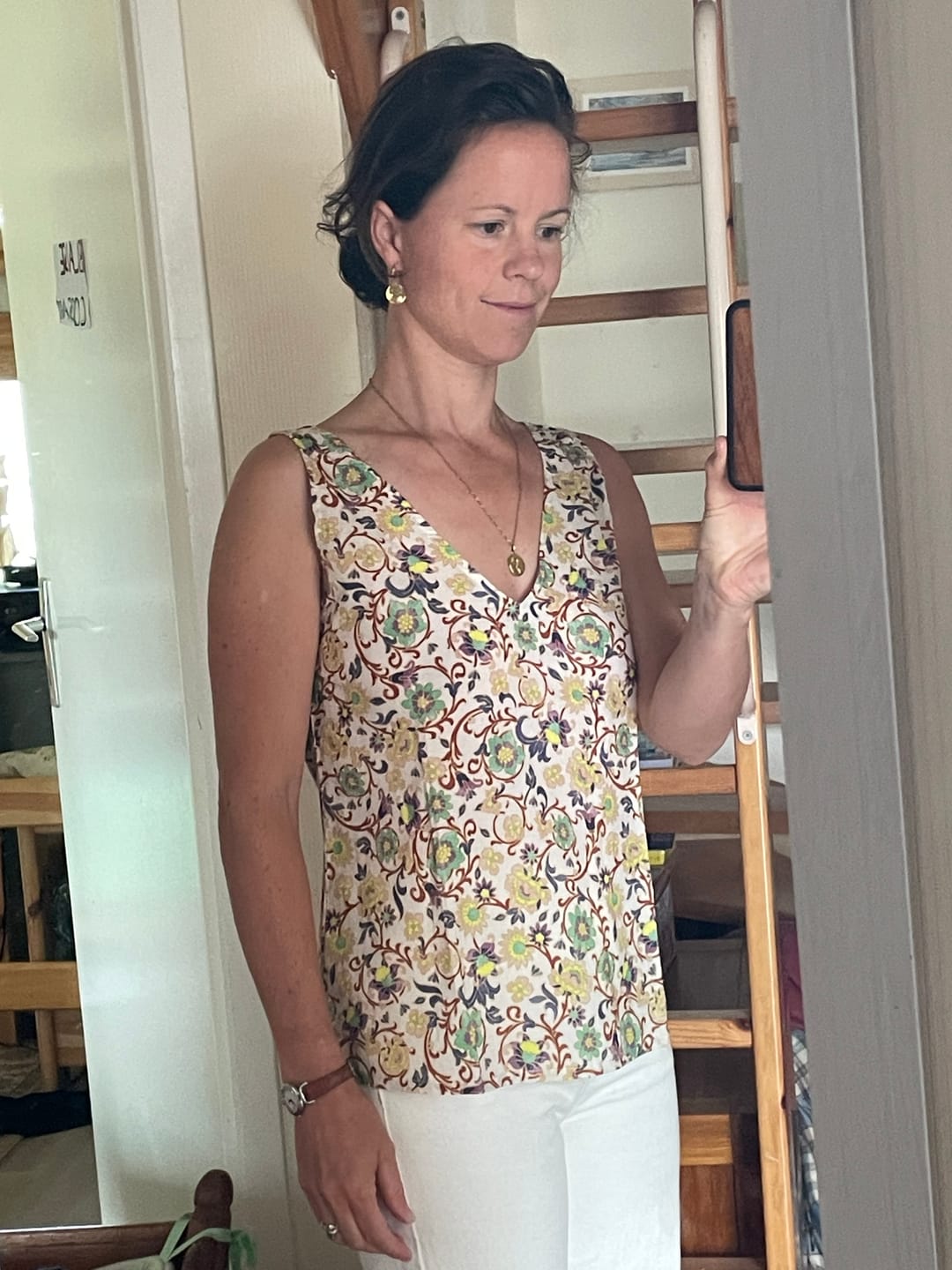 Customer photo review of Débardeur Félicie - Voile de coton Daffodil