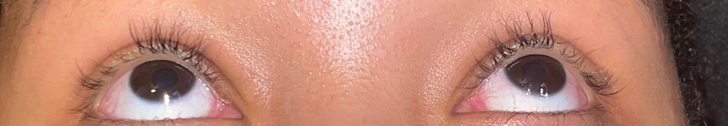 Customer photo review of Volume Eyebrow and Eyelash Serum -