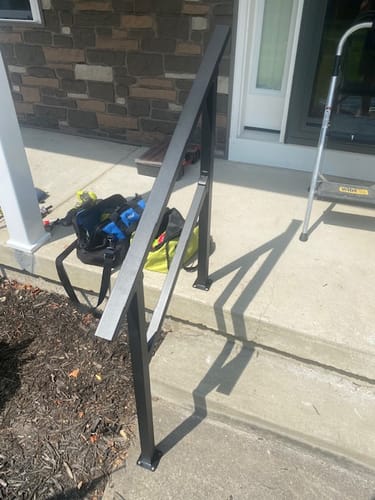 Customer photo review of Stair Handrail Kit