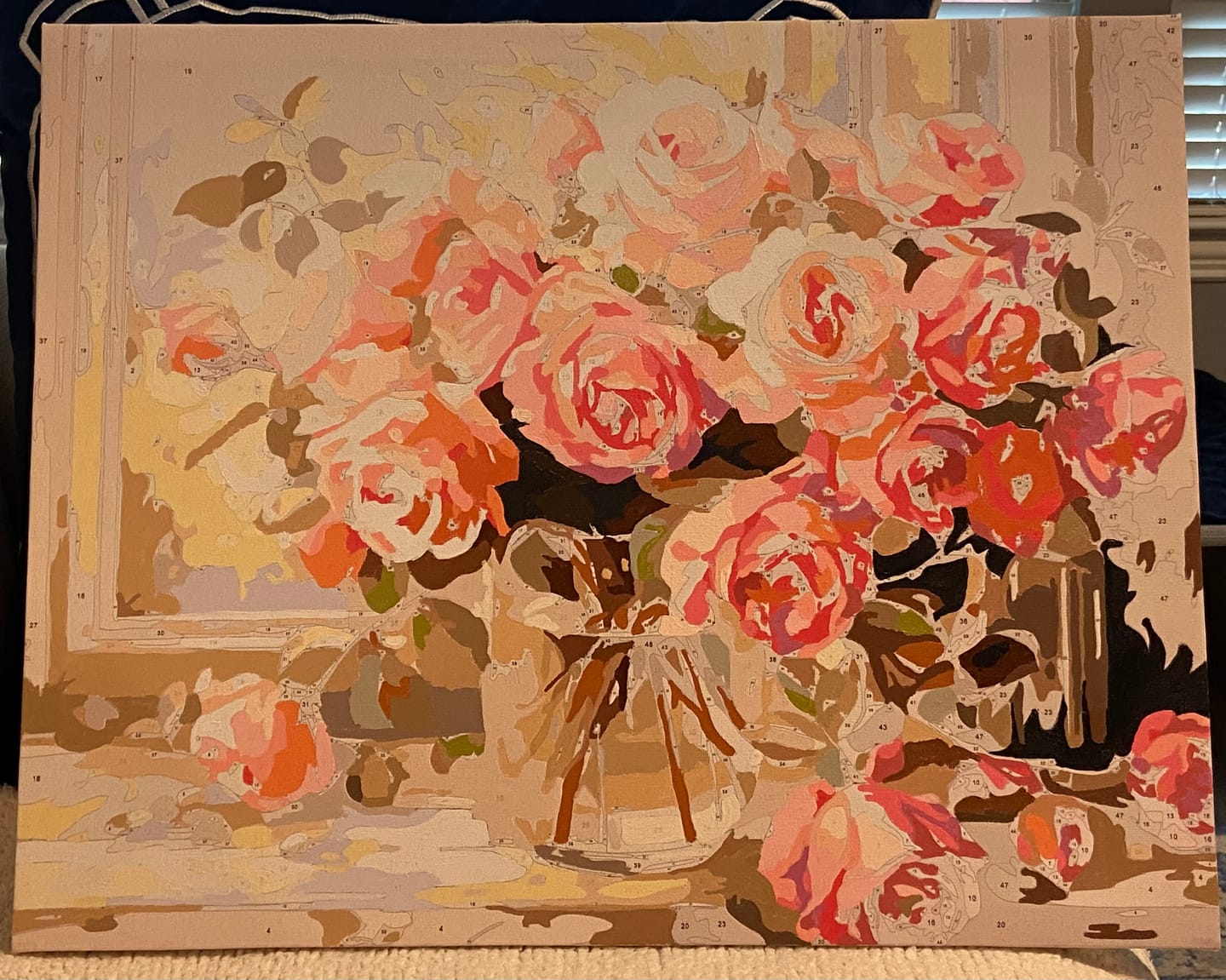 Customer photo review of Numbered Roses