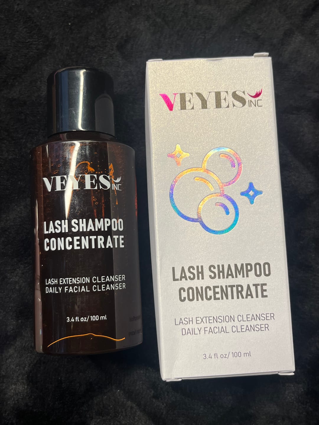 Customer photo review of Lash Shampoo Concentrate 100ML