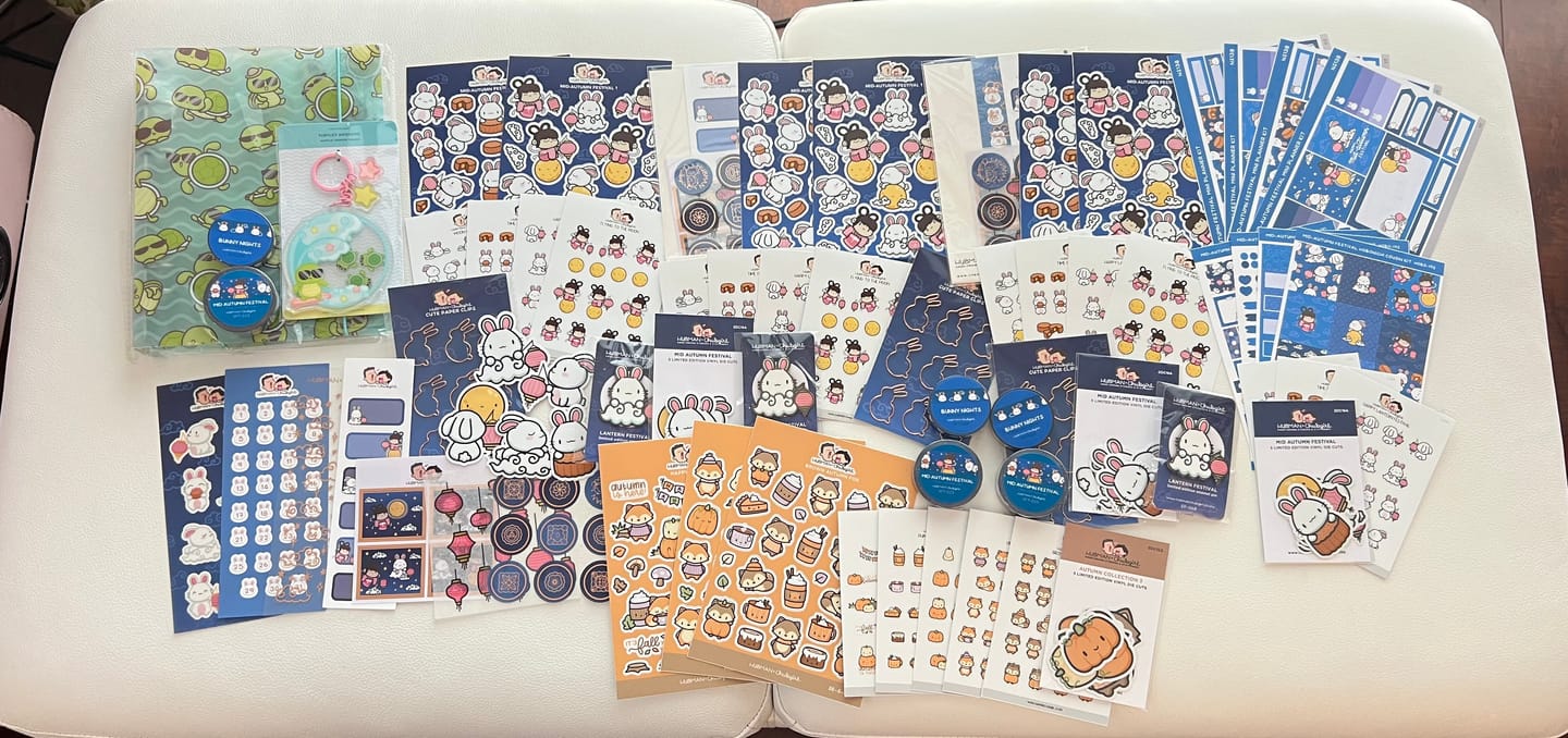 Customer photo review of Mid-Autumn Festival Mini Planner Kit (Set of 2)