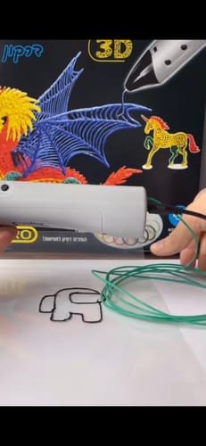 Customer photo review of עט מדפסת 3D - דרקון קסום